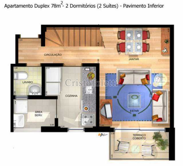 78m2 duplex inferior - Fachada - East Side Condominium Club - 20 - 4