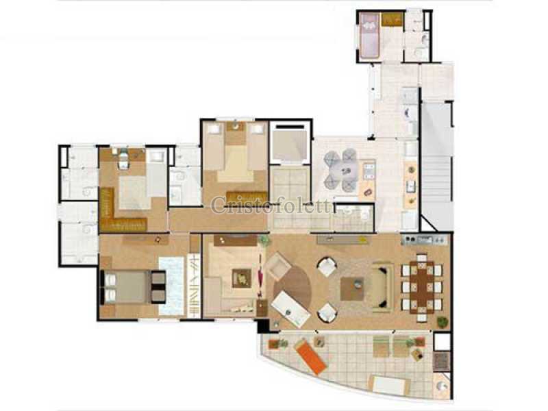 Conheça Planta apartamento tipo do empreendimento - Fachada - Condomínio Edifício The Symbol Perdizes - 44 - 1 Planta apartamento tipo - Fachada - Condomínio Edifício The Symbol Perdizes - 44 - 1