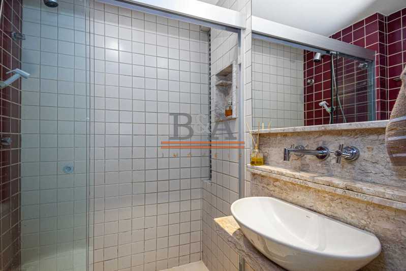 Banheiros 1 - Apartamento 2 quartos à venda Lagoa, Rio de Janeiro - R$ 1.215.000 - COAP20641 - 18