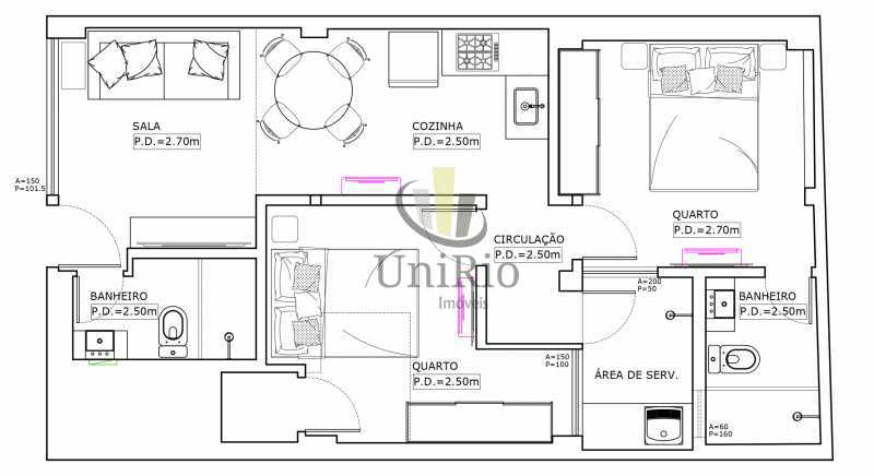15 - Casa de Vila 2 quartos à venda Botafogo, Rio de Janeiro - R$ 639.000 - FRCV20014 - 16