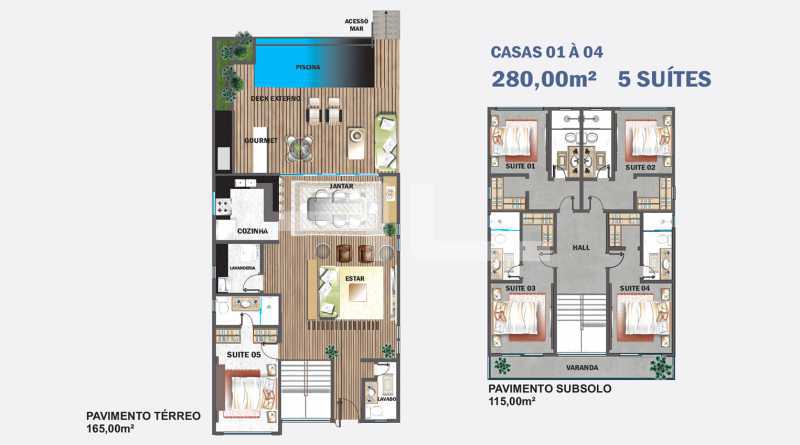 010 - Casa em Condomínio 4 quartos à venda Angra dos Reis,RJ Monsuaba - R$ 2.500.000 - 01445CA - 11