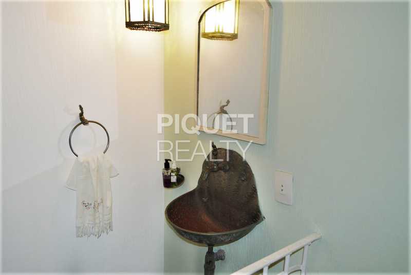 Conheça LAVABO do imóvel - Casa em Condomínio 4 quartos à venda Rio de Janeiro,RJ - R$ 8.990.000 - 00215CA - 24 LAVABO - 24