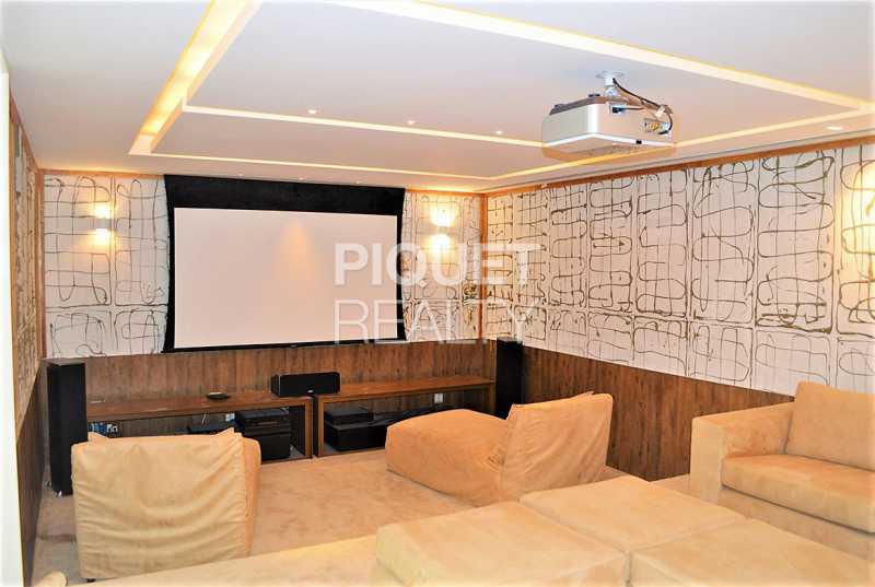 Conheça SALA DE TV do imóvel - Casa em Condomínio 5 quartos à venda Rio de Janeiro,RJ - R$ 42.000.000 - 00080CA - 14 SALA DE TV - Casa em Condomínio 5 quartos à venda Rio de Janeiro,RJ - R$ 42.000.000 - 00080CA - 14
