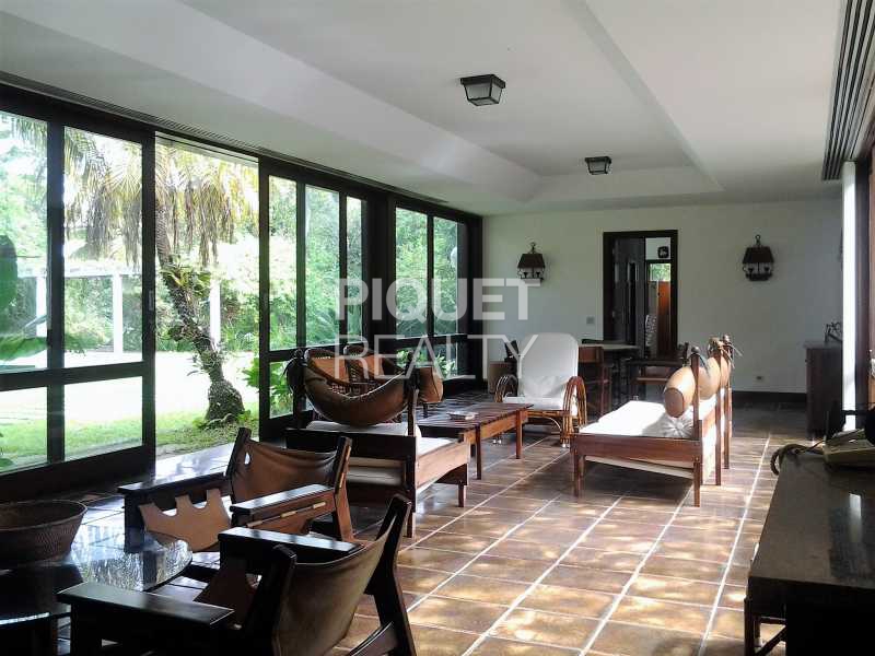 Conheça LIVING do imóvel - Casa em Condomínio 5 quartos à venda Rio de Janeiro,RJ - R$ 7.999.000 - 00046CA - 6 LIVING - 6