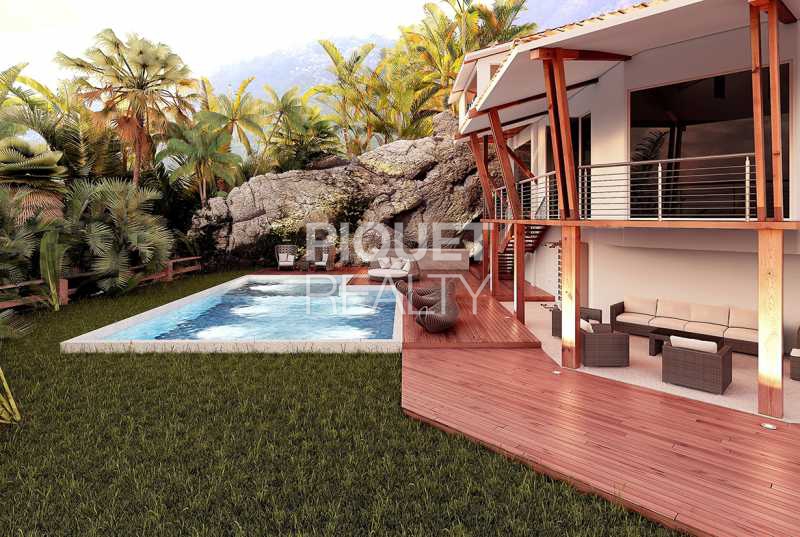 FACHADA LATERAL - Casa em Condomínio 5 quartos à venda Rio de Janeiro,RJ - R$ 10.450.000 - 00079CA - 6