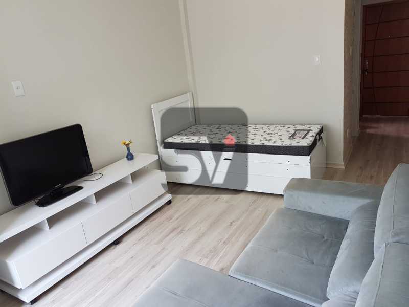 Conheça Sala/quarto do imóvel - Mobiliado. Reformado. Copacabana. Conjugado - SVKI00016 - 3 Sala/quarto - Mobiliado. Reformado. Copacabana. Conjugado - SVKI00016 - 3