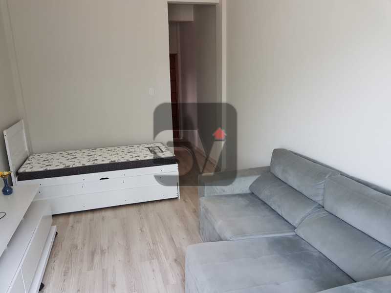 Conheça Sala/quarto do imóvel - Mobiliado. Reformado. Copacabana. Conjugado - SVKI00016 - 4 Sala/quarto - Mobiliado. Reformado. Copacabana. Conjugado - SVKI00016 - 4
