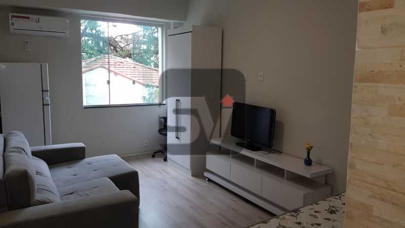 Conheça Sala/quarto do imóvel - Mobiliado. Reformado. Copacabana. Conjugado - SVKI00016 - 1 Sala/quarto - Mobiliado. Reformado. Copacabana. Conjugado - SVKI00016 - 1