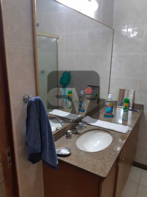 Conheça Banheiro Social do imóvel - Apartamento mobiliado de 3 quartos, esquina com Av. Atlântica - SVAP30025 - 8 Banheiro Social - Apartamento mobiliado de 3 quartos, esquina com Av. Atlântica - SVAP30025 - 8