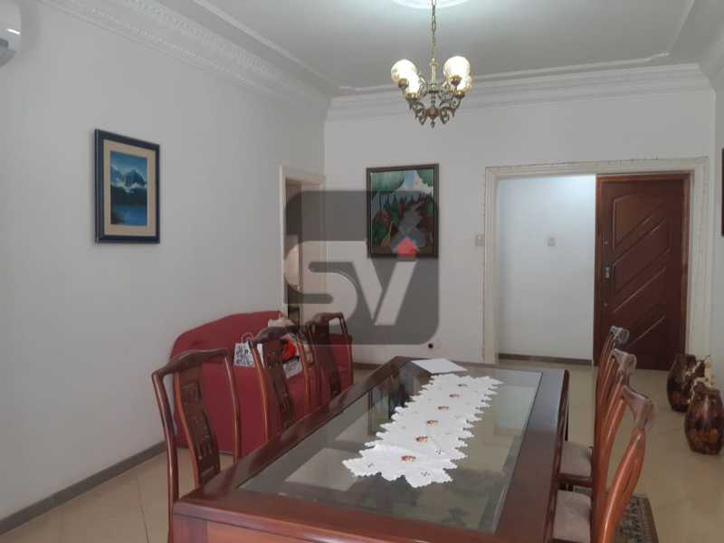 Conheça Sala de Jantar do imóvel - Apartamento mobiliado de 3 quartos, esquina com Av. Atlântica - SVAP30025 - 6 Sala de Jantar - Apartamento mobiliado de 3 quartos, esquina com Av. Atlântica - SVAP30025 - 6