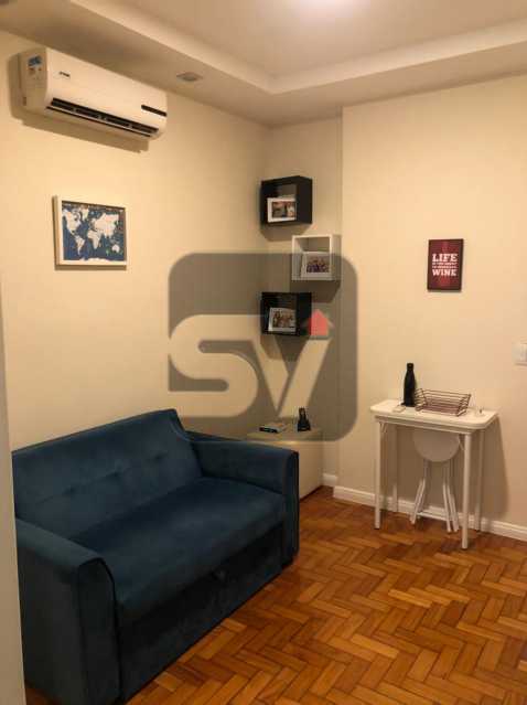 Conheça Sala do imóvel - Mobiliado. Reformado. Quarto e sala. Flamengo. Fundos. Silencioso. - SVAP10053 - 3 Sala - Mobiliado. Reformado. Quarto e sala. Flamengo. Fundos. Silencioso. - SVAP10053 - 3