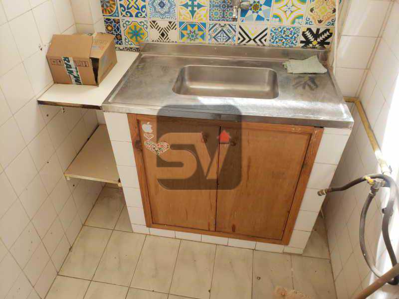 Conheça Cozinha do imóvel - Conjugado. Laranjeiras. Instalação para máquina de lavar - SVKI00029 - 10 Cozinha - Conjugado. Laranjeiras. Instalação para máquina de lavar - SVKI00029 - 10