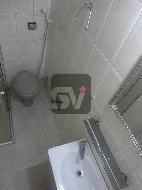 Conheça Banheiro social do imóvel - Quarto e sala. Andar alto. Varanda. Catete. - VIAP10047 - 8 Banheiro social - Quarto e sala. Andar alto. Varanda. Catete. - VIAP10047 - 8