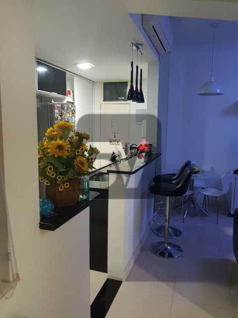 Conheça Sala/cozinha do imóvel - Apartamento impecável na Praia de Botafogo, lindo, todo reformado. 2 quartos sendo uma suíte. - VIAP20266 - 6 Sala/cozinha - Apartamento impecável na Praia de Botafogo, lindo, todo reformado. 2 quartos sendo uma suíte. - VIAP20266 - 6