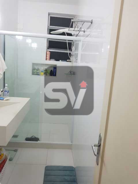 Conheça Banheiro Social do imóvel - Apartamento impecável na Praia de Botafogo, lindo, todo reformado. 2 quartos sendo uma suíte. - VIAP20266 - 11 Banheiro Social - Apartamento impecável na Praia de Botafogo, lindo, todo reformado. 2 quartos sendo uma suíte. - VIAP20266 - 11