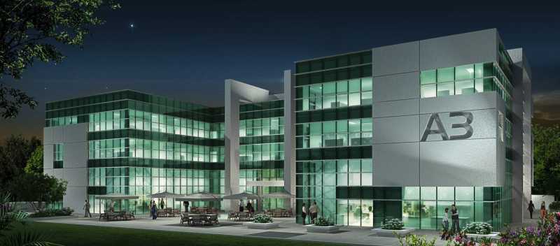 Conheça Galeria_07_A3_FachadaNoturna-1 do empreendimento - Fachada - A3 Office - 41 - 9 Galeria_07_A3_FachadaNoturna-1 - Fachada - A3 Office - 41 - 9