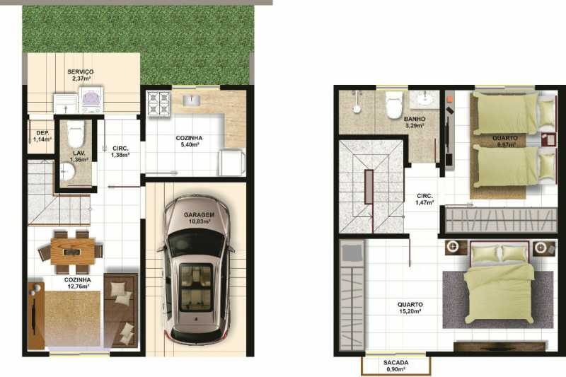 Conheça SERRA IMÓVEIS do imóvel - Casa de Vila 2 quartos à venda Cidade Jardim Guapimirim, Guapimirim - R$ 170.000 - SICV20004 - 17 SERRA IMÓVEIS - Casa de Vila 2 quartos à venda Cidade Jardim Guapimirim, Guapimirim - R$ 170.000 - SICV20004 - 17