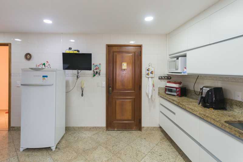 8_Cozinha e Área de serviço  - Apartamento 3 suites com 132 m² no Recreio, Desembargador Paulo Alonso - REAP30114 - 24
