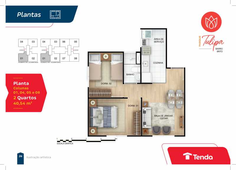 Conheça IMAGEM MERAMENTE ILUSTRATIVA do imóvel - LANÇAMENTO TENDA - EXCELENTE APARTAMENTO DE 1 OU DOIS QUARTOS EM GUARATIBA. - SIAP20116 - 8 IMAGEM MERAMENTE ILUSTRATIVA - LANÇAMENTO TENDA - EXCELENTE APARTAMENTO DE 1 OU DOIS QUARTOS EM GUARATIBA. - SIAP20116 - 8