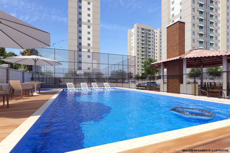 Piscina_Final - Apartamento 2 quartos à venda Jardim Tropical, Nova Iguaçu - R$ 216.000 - PMAP20089 - 9