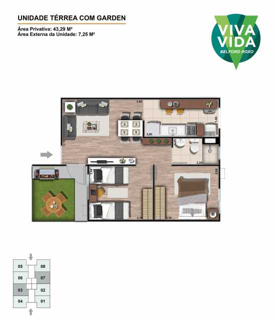 Conheça IMAGEM MERAMENTE ILUSTRATIVA do imóvel - Apartamentos de 2 quartos - Entrada facilitada em BElford roxo - PMAP20092 - 9 IMAGEM MERAMENTE ILUSTRATIVA - Apartamentos de 2 quartos - Entrada facilitada em BElford roxo - PMAP20092 - 9