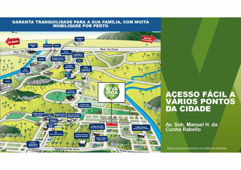 Conheça Localização do imóvel - Excelente apartamento em Belford Roxo - Viva Vida Naturale!! - SIAP20034 - 4 Localização - Excelente apartamento em Belford Roxo - Viva Vida Naturale!! - SIAP20034 - 4