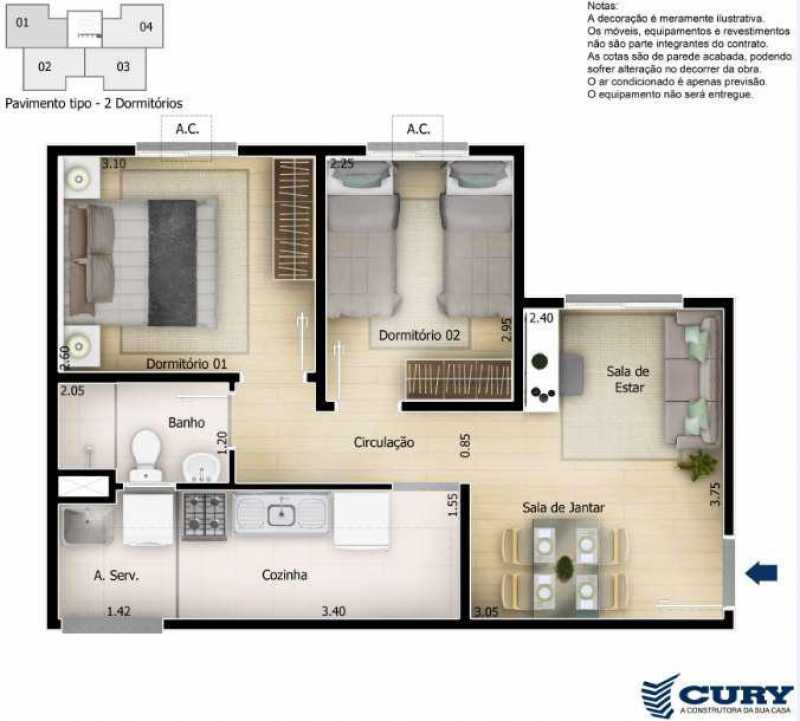 Conheça Plantas 1 do imóvel - Excelente Apartamento para Venda - Completo Piedade! - SIAP20038 - 12 Plantas 1 - Excelente Apartamento para Venda - Completo Piedade! - SIAP20038 - 12