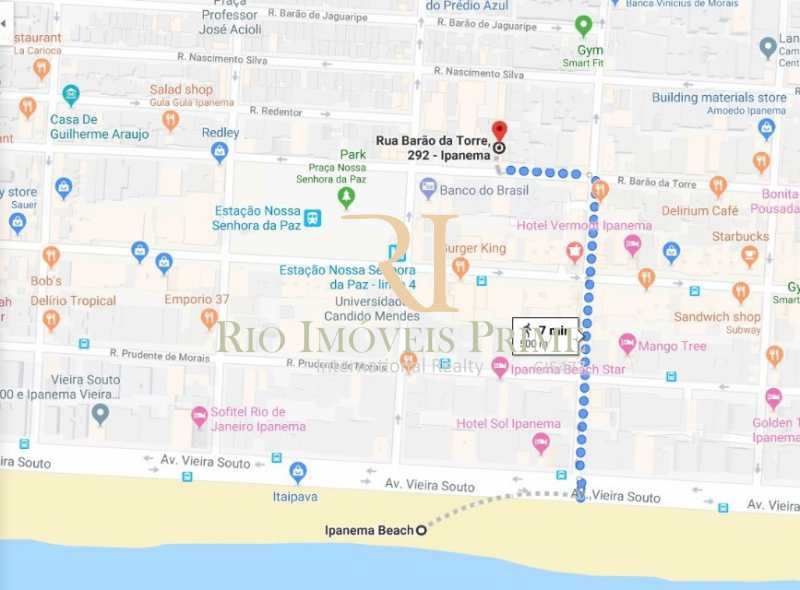 Conheça DISTÂNCIA PRAIA do empreendimento - Fachada - Ipanema Pax Flat - 38 - 10 DISTÂNCIA PRAIA - Fachada - Ipanema Pax Flat - 38 - 10