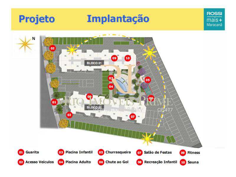 Conheça MASTERPLANTA. do empreendimento - Fachada - Mais Maracanã - 53 - 10 MASTERPLANTA. - Fachada - Mais Maracanã - 53 - 10