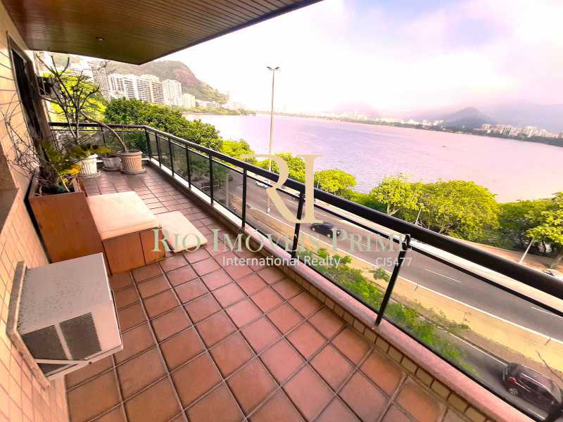VARANDA - Apartamento à venda Avenida Epitácio Pessoa,Lagoa, Rio de Janeiro - R$ 3.300.000 - RPAP40043 - 1