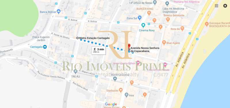 Conheça DISTÂNCIA METRÔ do imóvel - Apartamento à venda Avenida Nossa Senhora de Copacabana,Copacabana, Rio de Janeiro - R$ 1.300.000 - RPAP30043 - 21 DISTÂNCIA METRÔ - Apartamento à venda Avenida Nossa Senhora de Copacabana,Copacabana, Rio de Janeiro - R$ 1.300.000 - RPAP30043 - 21