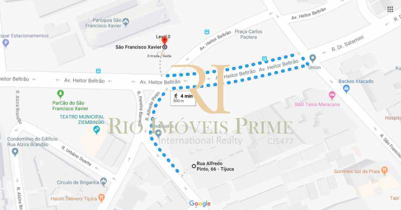 Conheça DISTÂNCIA METRÔ do imóvel - Cobertura 2 quartos para alugar Tijuca, Rio de Janeiro - R$ 1.500 - RPCO20005 - 20 DISTÂNCIA METRÔ - Cobertura 2 quartos para alugar Tijuca, Rio de Janeiro - R$ 1.500 - RPCO20005 - 20