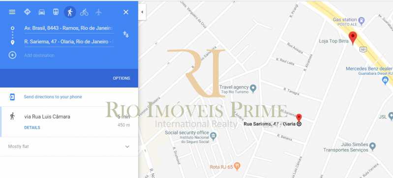 Conheça DISTANCIA AV BRASIL do imóvel - Galpão À Venda - Olaria - Rio de Janeiro - RJ - RPGA00002 - 12 DISTANCIA AV BRASIL - Galpão À Venda - Olaria - Rio de Janeiro - RJ - RPGA00002 - 12