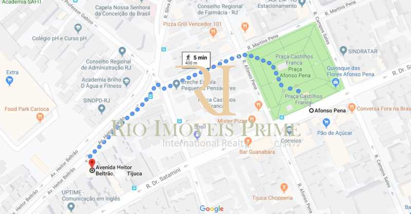 Conheça DISTÂNCIA METRÔ do imóvel - Apartamento à venda Avenida Heitor Beltrão,Tijuca, Rio de Janeiro - R$ 839.900 - RPAP30070 - 21 DISTÂNCIA METRÔ - Apartamento à venda Avenida Heitor Beltrão,Tijuca, Rio de Janeiro - R$ 839.900 - RPAP30070 - 21