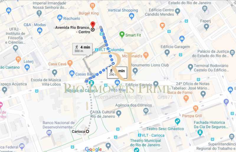 Conheça DISTANCIA METRO do imóvel - Andar 354m² para venda e aluguel Avenida Rio Branco,Centro, Rio de Janeiro - R$ 2.798.400 - RPAN00004 - 17 DISTANCIA METRO - Andar 354m² para venda e aluguel Avenida Rio Branco,Centro, Rio de Janeiro - R$ 2.798.400 - RPAN00004 - 17