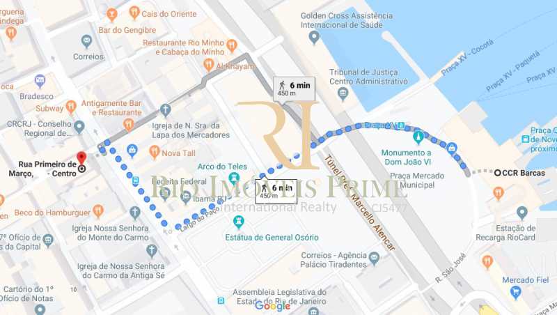 Conheça DISTANCIA BARCAS do imóvel - Andar 322m² para venda e aluguel Rua Primeiro de Março,Centro, Rio de Janeiro - R$ 2.184.000 - RPAN00006 - 21 DISTANCIA BARCAS - Andar 322m² para venda e aluguel Rua Primeiro de Março,Centro, Rio de Janeiro - R$ 2.184.000 - RPAN00006 - 21