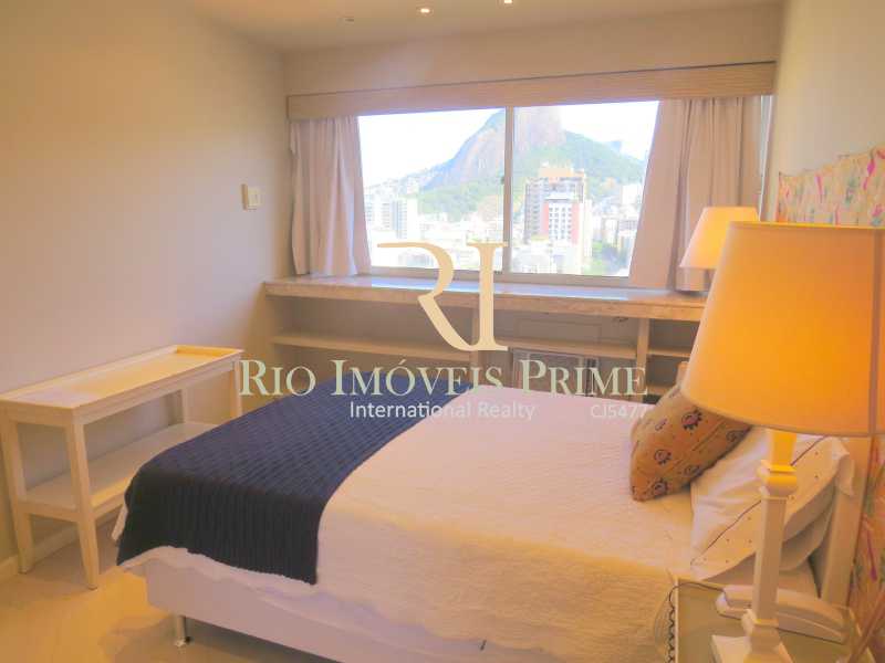 Conheça SUÍTE do imóvel - Flat 1 quarto para alugar Leblon, Rio de Janeiro - R$ 3.500 - RPFL10069 - 9 SUÍTE - Flat 1 quarto para alugar Leblon, Rio de Janeiro - R$ 3.500 - RPFL10069 - 9