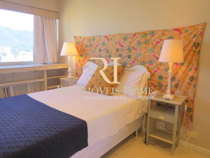 Conheça SUÍTE do imóvel - Flat 1 quarto para alugar Leblon, Rio de Janeiro - R$ 3.500 - RPFL10069 - 1 SUÍTE - Flat 1 quarto para alugar Leblon, Rio de Janeiro - R$ 3.500 - RPFL10069 - 1