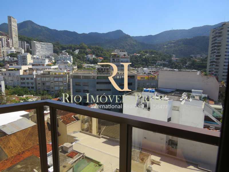 Conheça VISTA SACADA SUÍTE do imóvel - Flat Para Alugar - Leblon - Rio de Janeiro - RJ - RPFL10080 - 14 VISTA SACADA SUÍTE - Flat Para Alugar - Leblon - Rio de Janeiro - RJ - RPFL10080 - 14