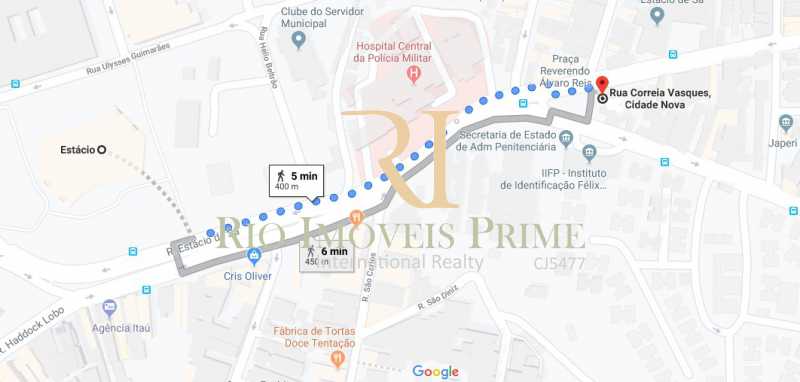 Conheça DISTANCIA METRO do imóvel - Prédio 196m² para venda e aluguel Rua Correia Vasques,Cidade Nova, Rio de Janeiro - R$ 799.999 - RPPR20001 - 21 DISTANCIA METRO - Prédio 196m² para venda e aluguel Rua Correia Vasques,Cidade Nova, Rio de Janeiro - R$ 799.999 - RPPR20001 - 21