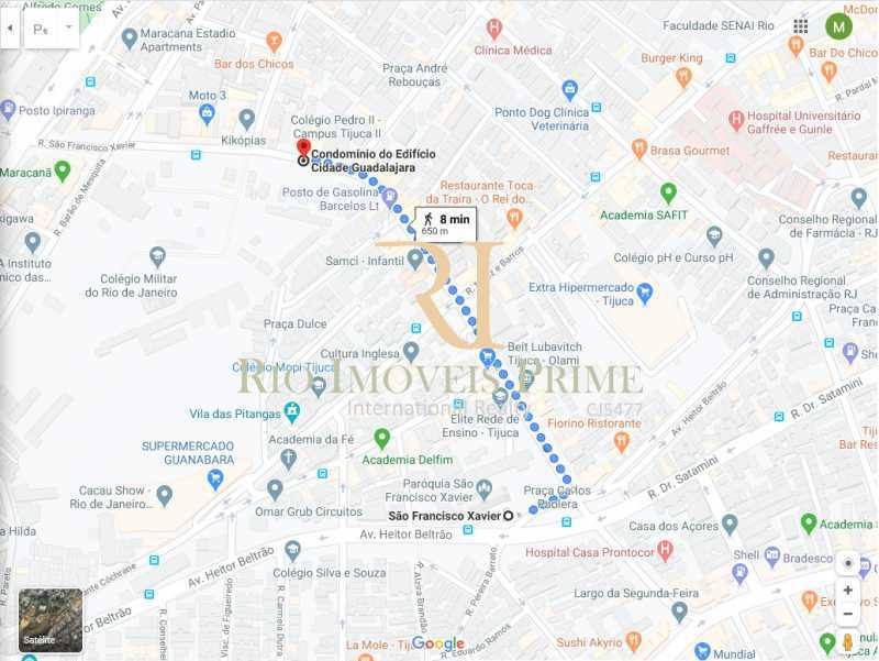 Conheça DISTÂNCIA METRÔ do imóvel - Apartamento para alugar Rua São Francisco Xavier,Tijuca, Rio de Janeiro - R$ 1.500 - RPAP20154 - 17 DISTÂNCIA METRÔ - Apartamento para alugar Rua São Francisco Xavier,Tijuca, Rio de Janeiro - R$ 1.500 - RPAP20154 - 17