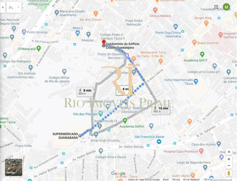 Conheça DISTÂNCIA MERCADO GUANABAR do imóvel - Apartamento para alugar Rua São Francisco Xavier,Tijuca, Rio de Janeiro - R$ 1.500 - RPAP20154 - 21 DISTÂNCIA MERCADO GUANABAR - Apartamento para alugar Rua São Francisco Xavier,Tijuca, Rio de Janeiro - R$ 1.500 - RPAP20154 - 21