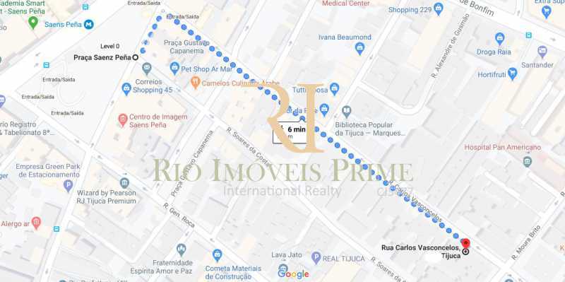 Conheça DISTANCIA METRO do imóvel - Apartamento à venda Rua Carlos de Vasconcelos,Tijuca, Rio de Janeiro - R$ 619.999 - RPAP30101 - 20 DISTANCIA METRO - Apartamento à venda Rua Carlos de Vasconcelos,Tijuca, Rio de Janeiro - R$ 619.999 - RPAP30101 - 20