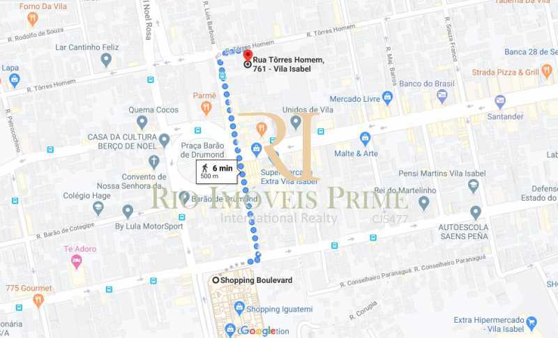 Conheça 23 DISTANCIA SHOPPING do imóvel - Cobertura à venda Rua Torres Homem,Vila Isabel, Rio de Janeiro - R$ 459.990 - RPCO30019 - 24 23 DISTANCIA SHOPPING - Cobertura à venda Rua Torres Homem,Vila Isabel, Rio de Janeiro - R$ 459.990 - RPCO30019 - 24