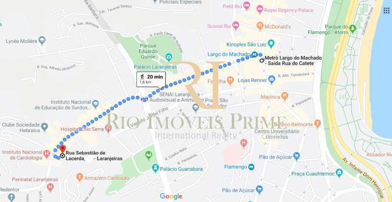 Conheça DISTANCIA METRO do imóvel - Apartamento para alugar Rua das Laranjeiras,Laranjeiras, Rio de Janeiro - R$ 2.600 - RPAP10055 - 21 DISTANCIA METRO - Apartamento para alugar Rua das Laranjeiras,Laranjeiras, Rio de Janeiro - R$ 2.600 - RPAP10055 - 21