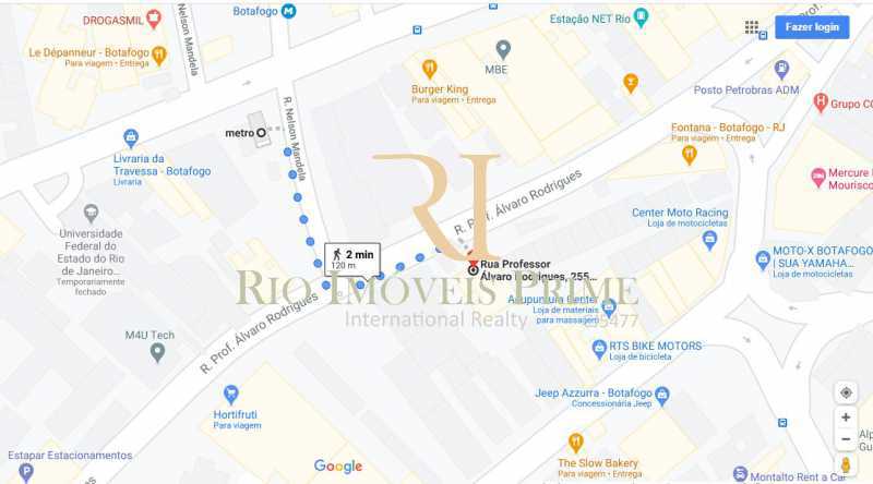 Conheça DISTANCIA METRO do imóvel - Flat 1 quarto à venda Botafogo, Rio de Janeiro - R$ 740.000 - RPFL10099 - 27 DISTANCIA METRO - Flat 1 quarto à venda Botafogo, Rio de Janeiro - R$ 740.000 - RPFL10099 - 27