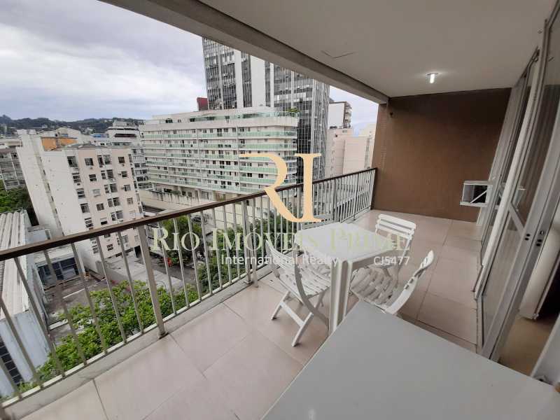 Conheça VARANDA do imóvel - Flat 1 quarto à venda Botafogo, Rio de Janeiro - R$ 740.000 - RPFL10099 - 4 VARANDA - Flat 1 quarto à venda Botafogo, Rio de Janeiro - R$ 740.000 - RPFL10099 - 4