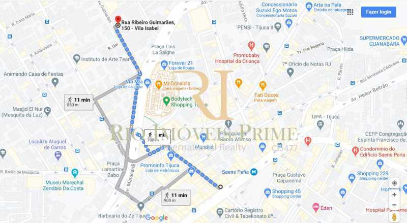 Conheça DISTANCIA METRO do imóvel - Apartamento à venda Rua Ribeiro Guimarães,Tijuca, Rio de Janeiro - R$ 459.900 - RPAP20207 - 21 DISTANCIA METRO - Apartamento à venda Rua Ribeiro Guimarães,Tijuca, Rio de Janeiro - R$ 459.900 - RPAP20207 - 21