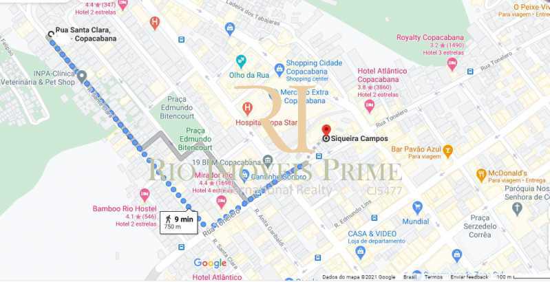 Conheça DISTÂNCIA METRÔ do imóvel - Apartamento para venda e aluguel Rua Santa Clara,Copacabana, Rio de Janeiro - R$ 1.400.000 - RPAP20224 - 21 DISTÂNCIA METRÔ - Apartamento para venda e aluguel Rua Santa Clara,Copacabana, Rio de Janeiro - R$ 1.400.000 - RPAP20224 - 21
