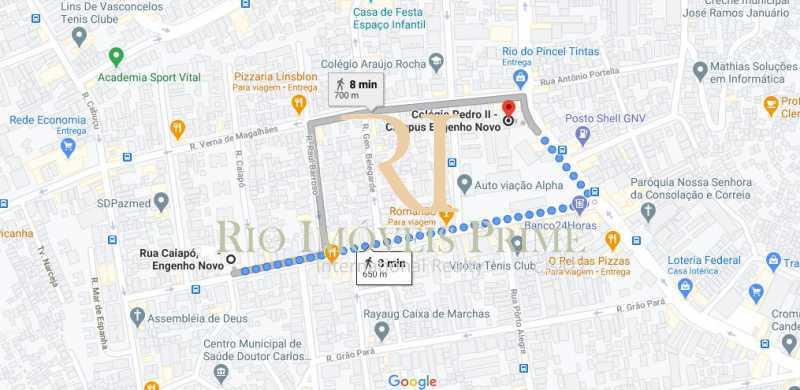 Conheça DISTÂNCIA COLÉGIO PEDRO I do imóvel - Apartamento à venda Rua Caiapó,Engenho Novo, Rio de Janeiro - R$ 275.000 - RPAP20229 - 21 DISTÂNCIA COLÉGIO PEDRO I - Apartamento à venda Rua Caiapó,Engenho Novo, Rio de Janeiro - R$ 275.000 - RPAP20229 - 21